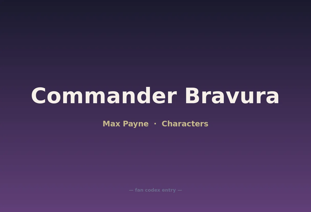 Commander Bravura