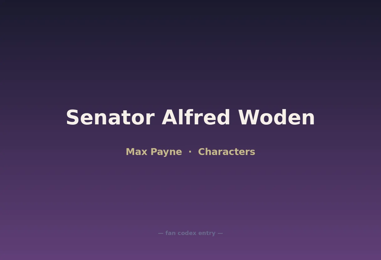 Senator Alfred Woden