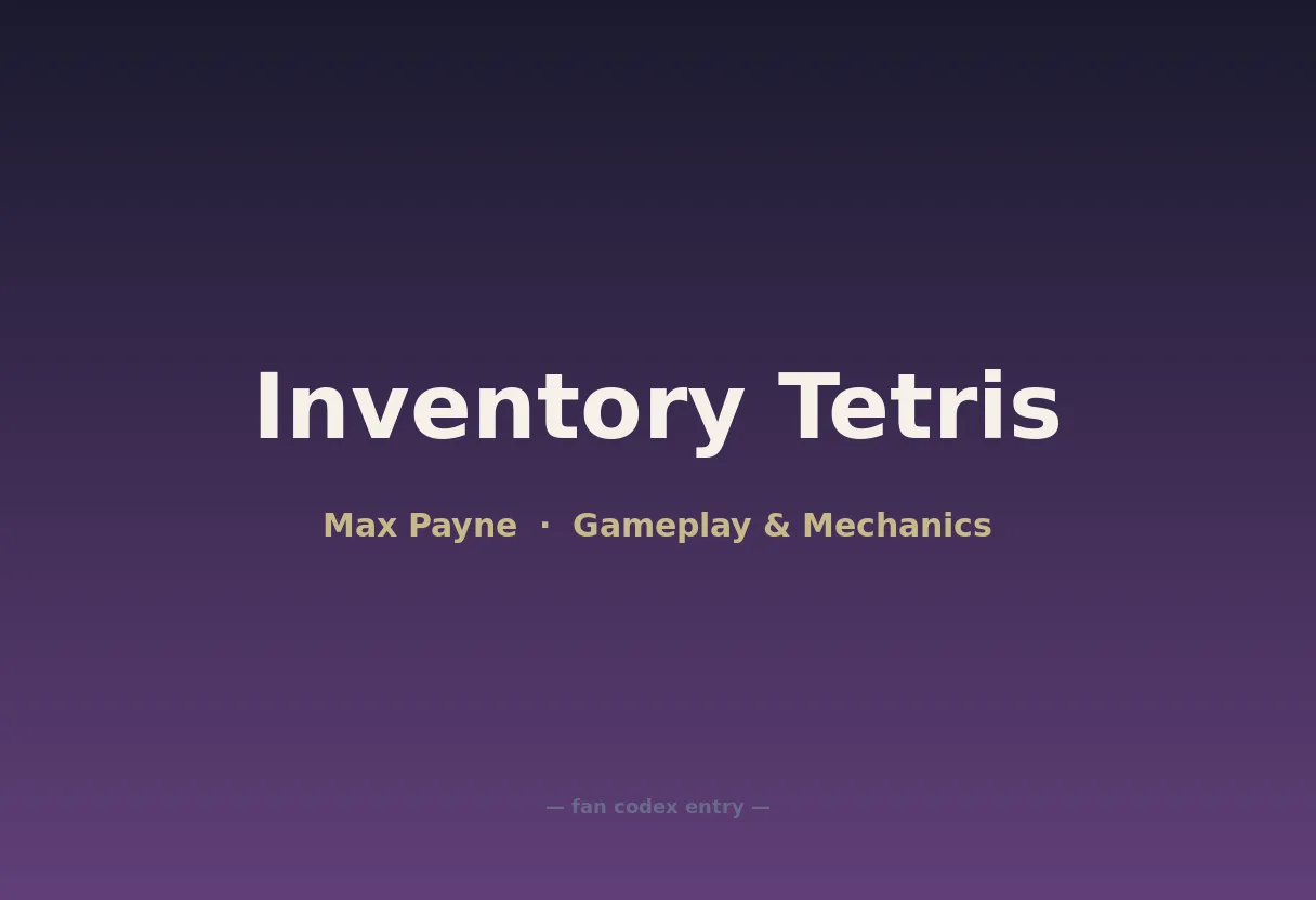 Inventory Tetris