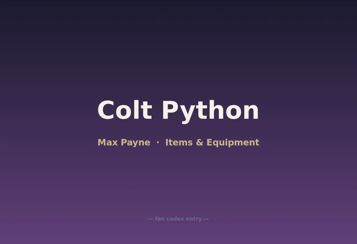 Colt Python