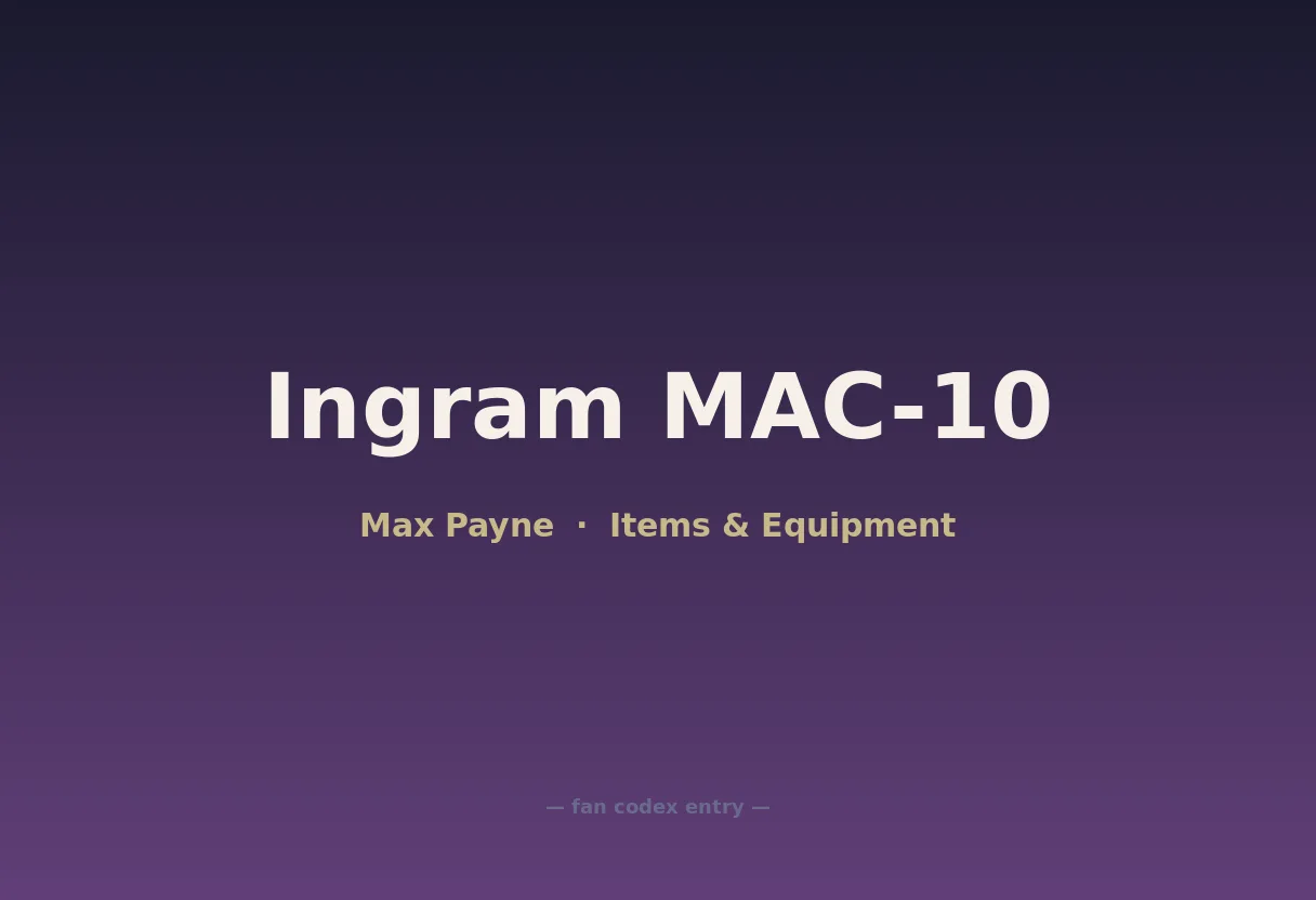 Ingram MAC-10
