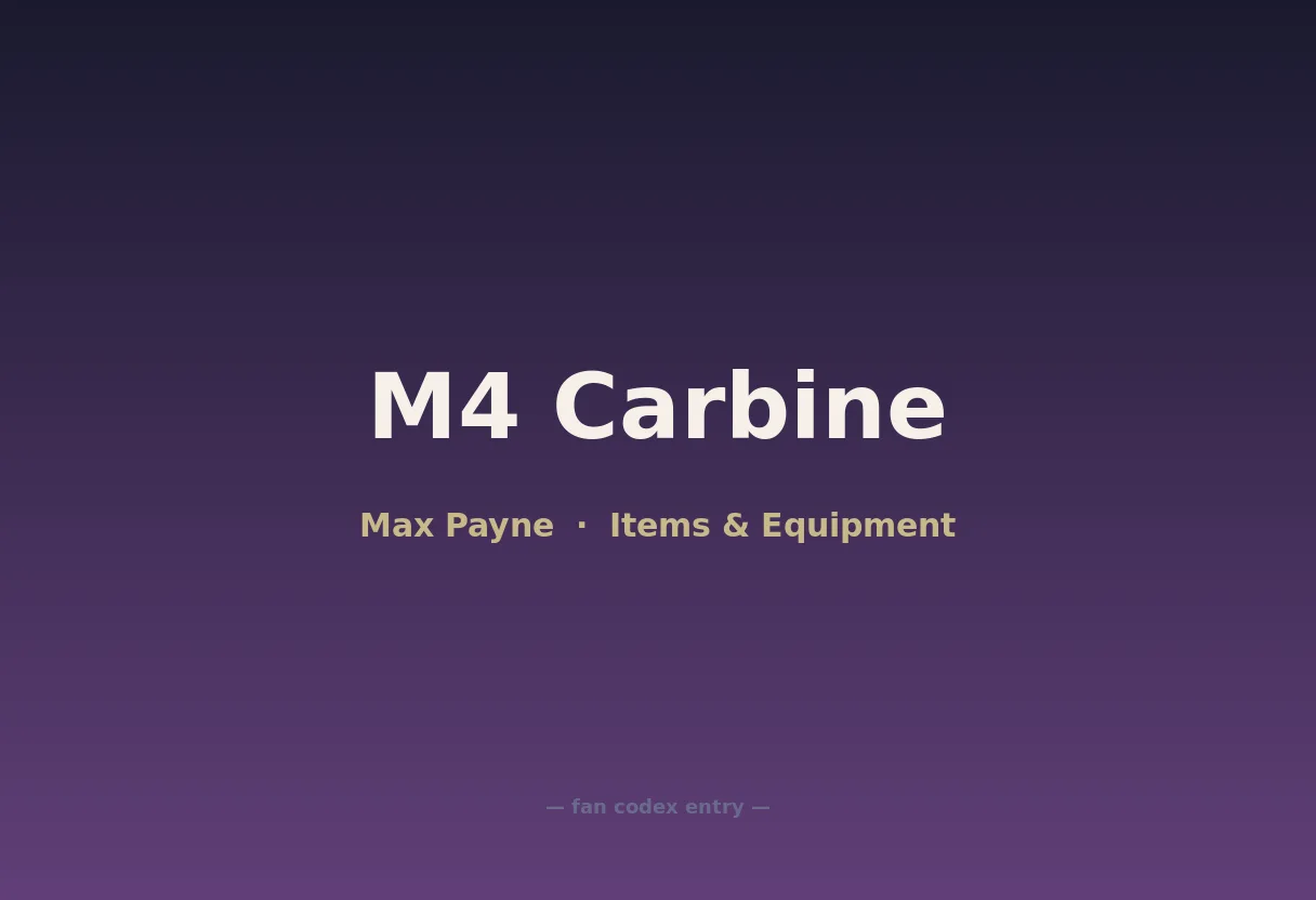 M4 Carbine