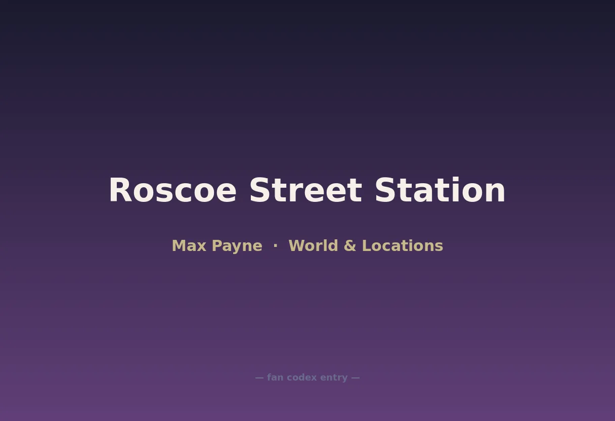 Roscoe Street Station