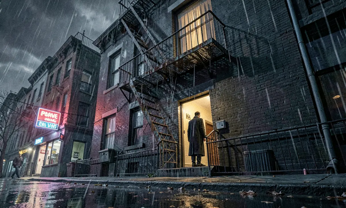 The apartment building